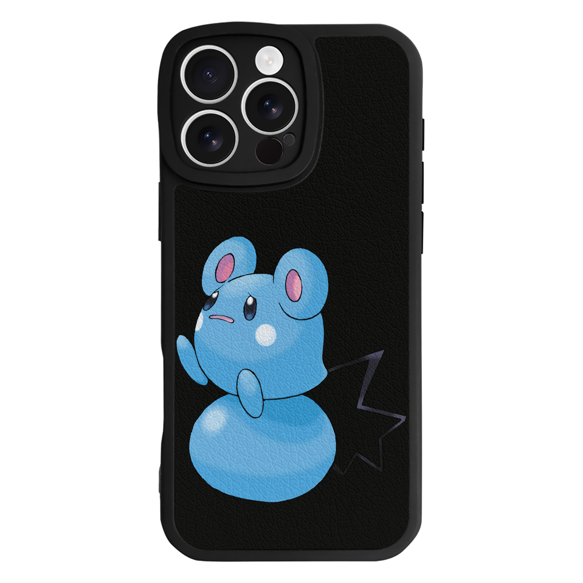 （画像用） ポケットモンスター Pokémon 【iPhone 16シリーズ対応】シリコンスマホケース（レザー調） 材質：シリコン
